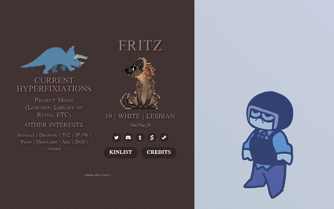 Carrd profile picture for @fritz